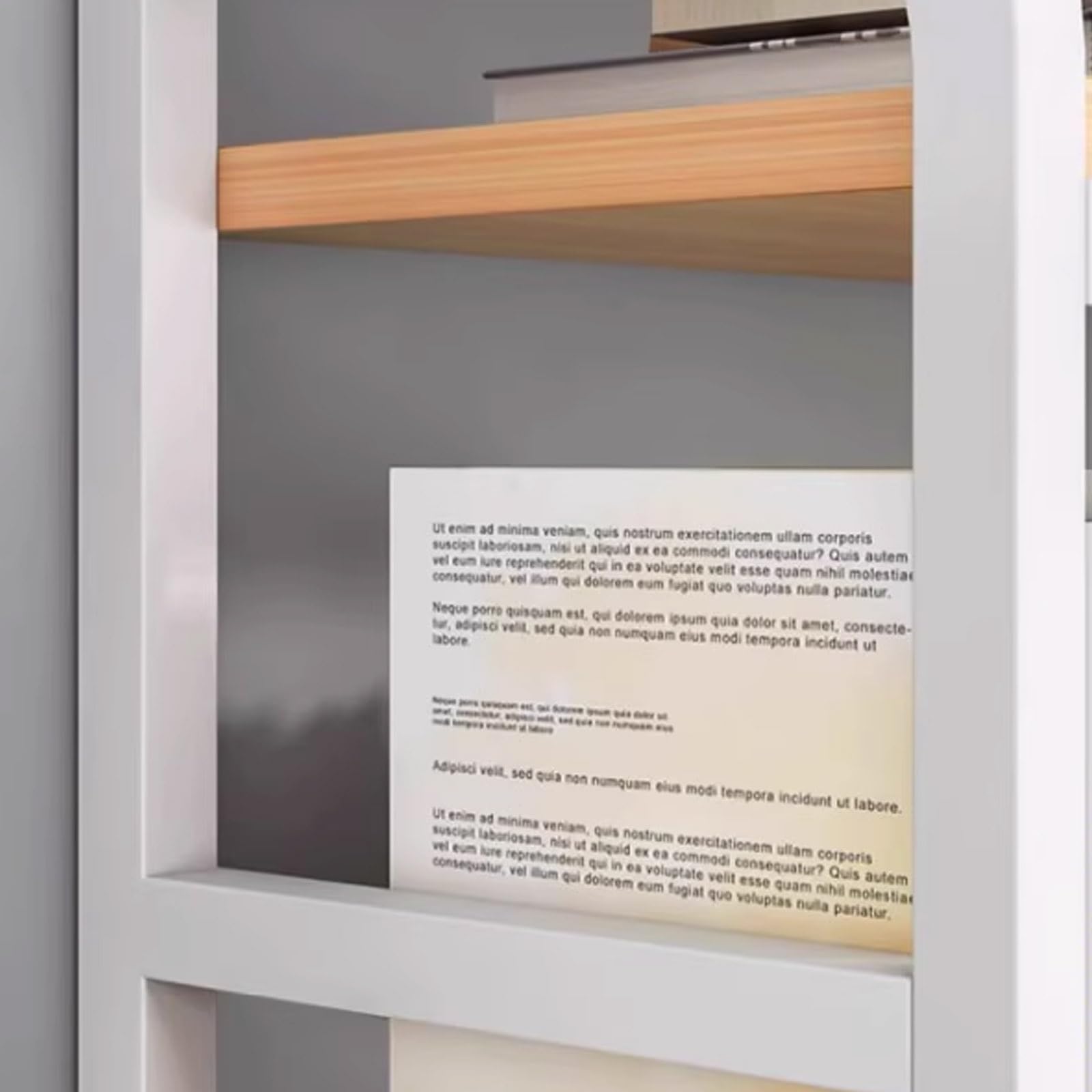 Estantería de escritorio de acero sólido, estante de almacenamiento sobre el escritorio para dormitorio, oficina u hogar, elegante estante de encimera para libros, suministros y decoración