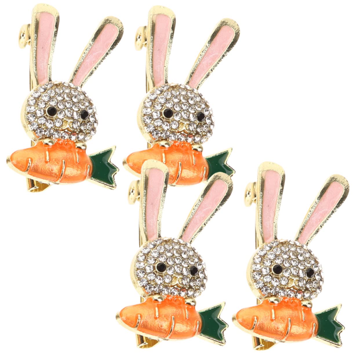 SOIMISS 20pezzi Spille Forma Di Coniglio Per Donne Spille Decorativa Per Cappello e Giacca Idea Creativa Per Occasioni Speciali