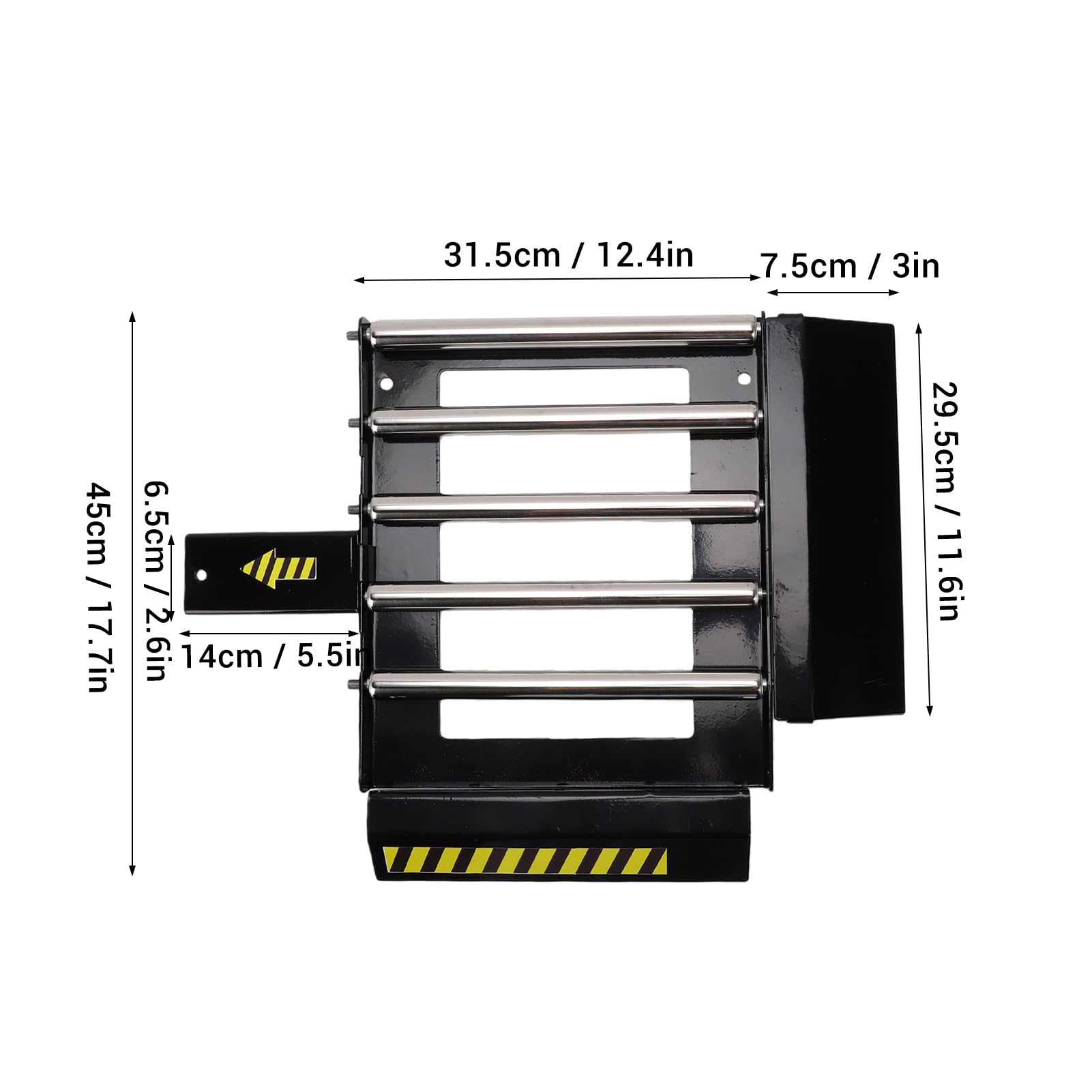 Akozon Placa Base para Cambiador de Neumáticos Soporte Universal Marchas con ángulo Inclinación hacia Adentro 8 Grados Taller Reparación Automóviles Servicio