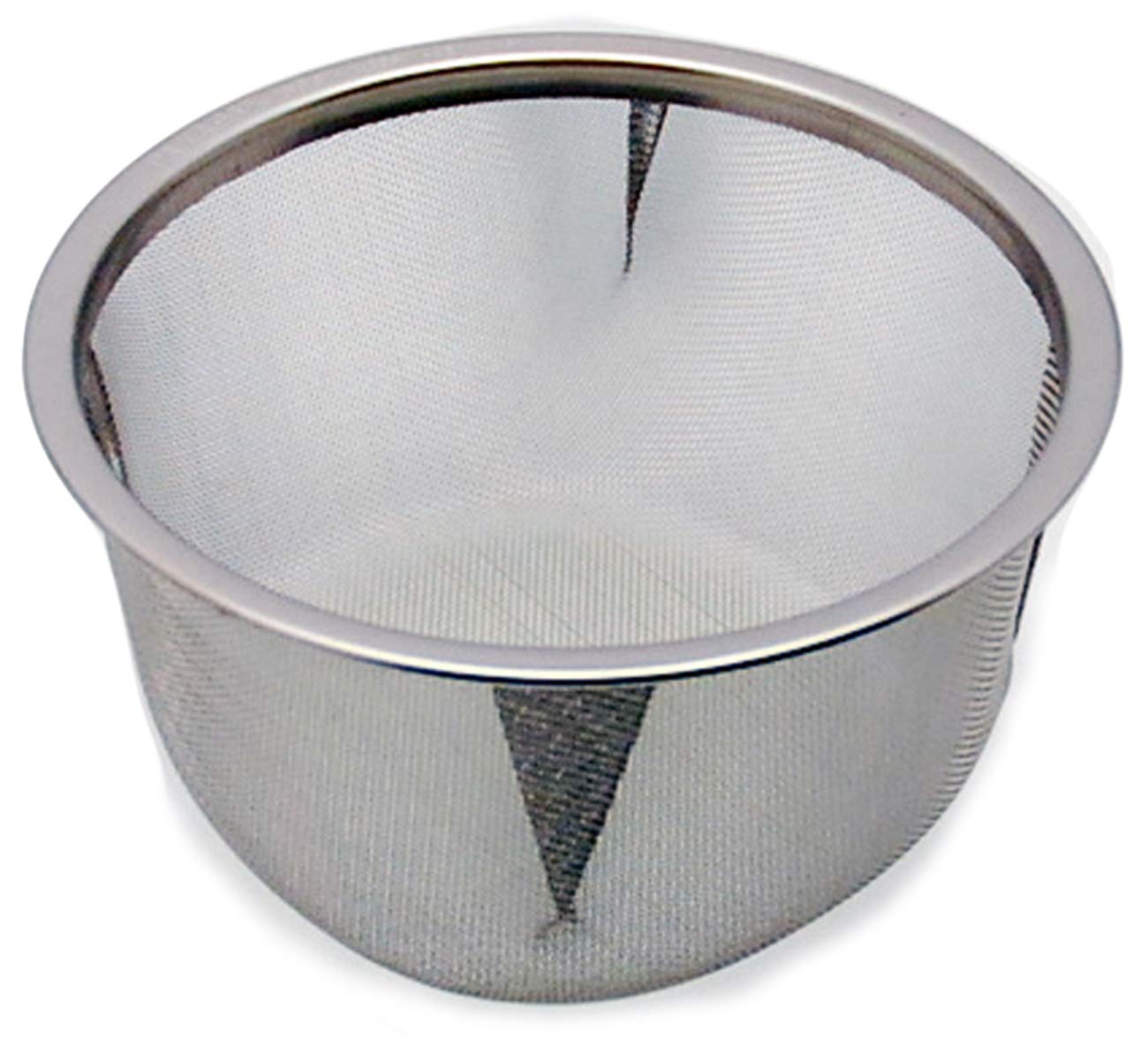 eve-mode 18-8 stainless steel tea strainer 96-50 size 96mm depth 50mm