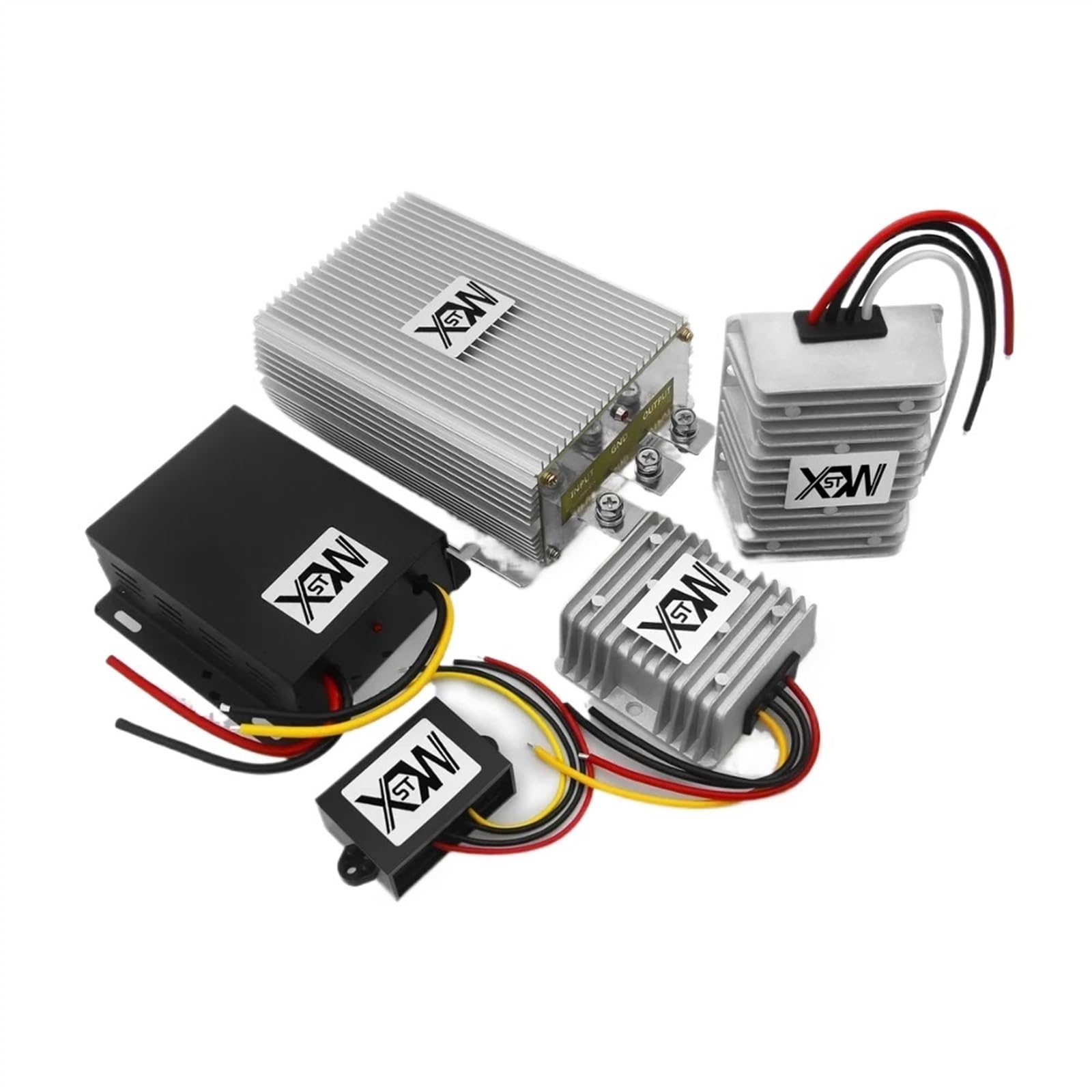 12 V do 36 DC/DC przetwornik Step Up Boost Power Converter VDC stabilizator 1 A 3 A 5 A 10 A 20 A 30 A moduł napięcia wyjściowego (aluminium 8A)