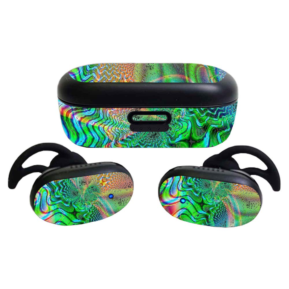 MIGHTY SKINS MightySkins Glossy Glitter Skin Compatible with Bose QuietComfort Earbuds (2020)