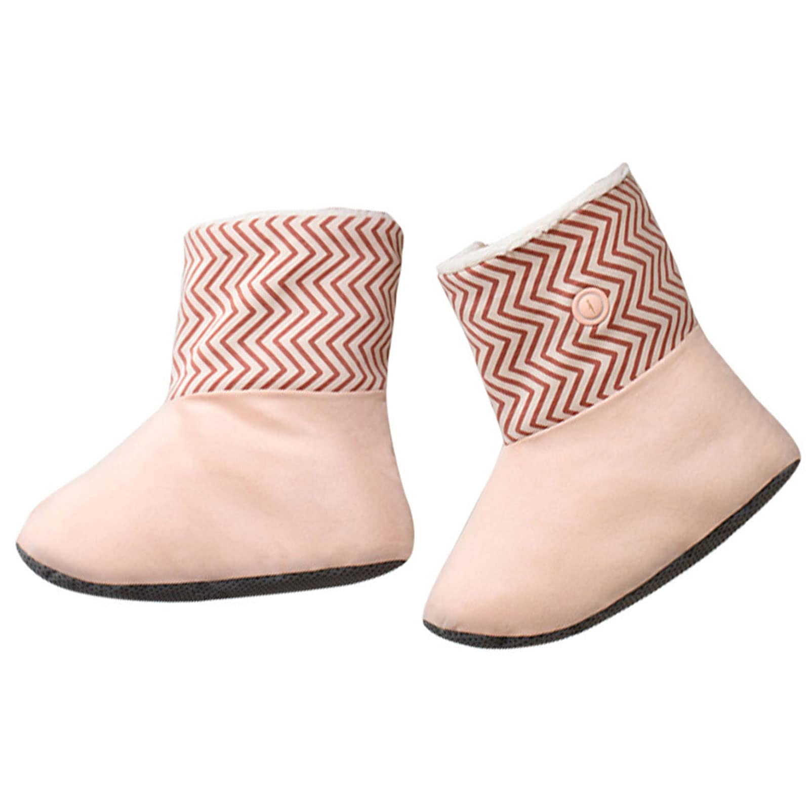 Mekalero Warmer Boots USB Rechargeable Warm Heating Booties Washable Plush Heating Shoes Electric Heated Foot Heater for Women Usb Electric Heated Shoes