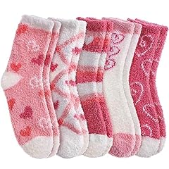 5 Pairs Pink Heart-b