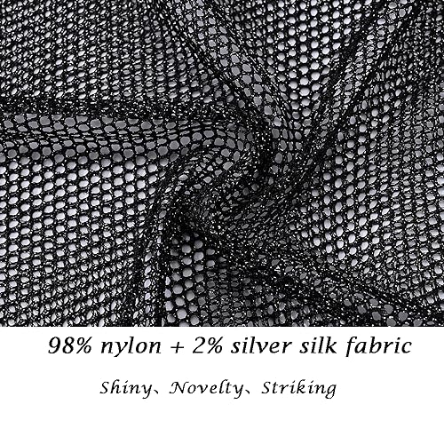 JINSHI Men's Sparkling Sleeveless Sheer Mesh Top, Fishnet Shirt, Sexy Transparent Tee, Ideal for Muscle Display3