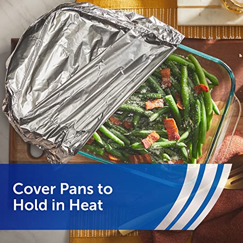Image of Bundle of Reynolds Wrap Everyday Strength Aluminum Foil Roll, 12 Inches Wide, 200 Total Sq. Ft. + Reynolds Non Slip Kitchen Counter Protector Paper, 16.66 Yards x 18 Inches, 75 Total Sq. Ft.