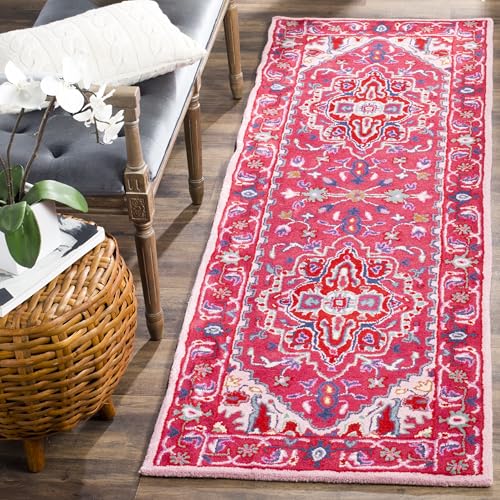 Tapete corredor de lana SAFAVIEH Bellagio 2'3" x 7' rojo miniatura 2