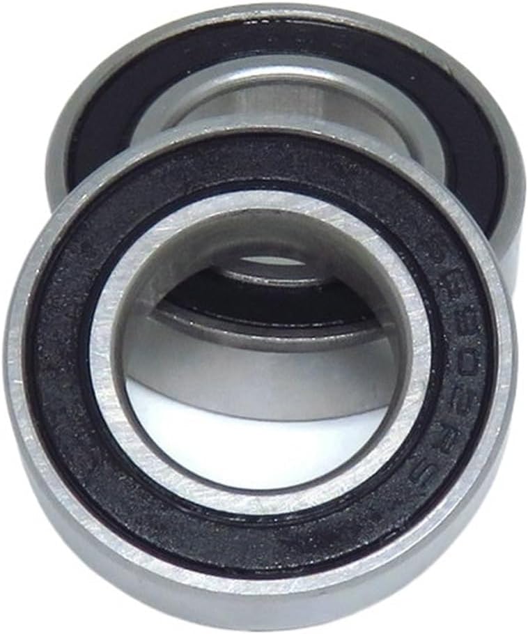 10pcs 6902 2RS 15x28x7 mm bearings for bicycle hub front hub 6000 6001 6802 6803 6804 6805 6806 6900 6901 6903 RS (Color : Silver, Size : 10pcs 6806RS 30x42x7)