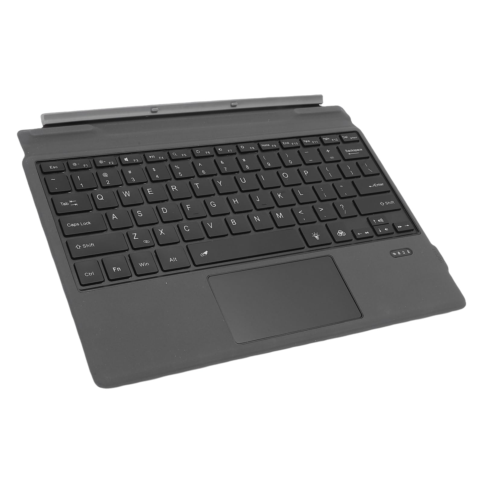 Tastiera Bluetooth Touchpad Custodia per Tastiera Wireless Retroilluminata Staccabile Segnaposto per da Viaggio a Prova di Spruzzi con Touchpad in Vetro per