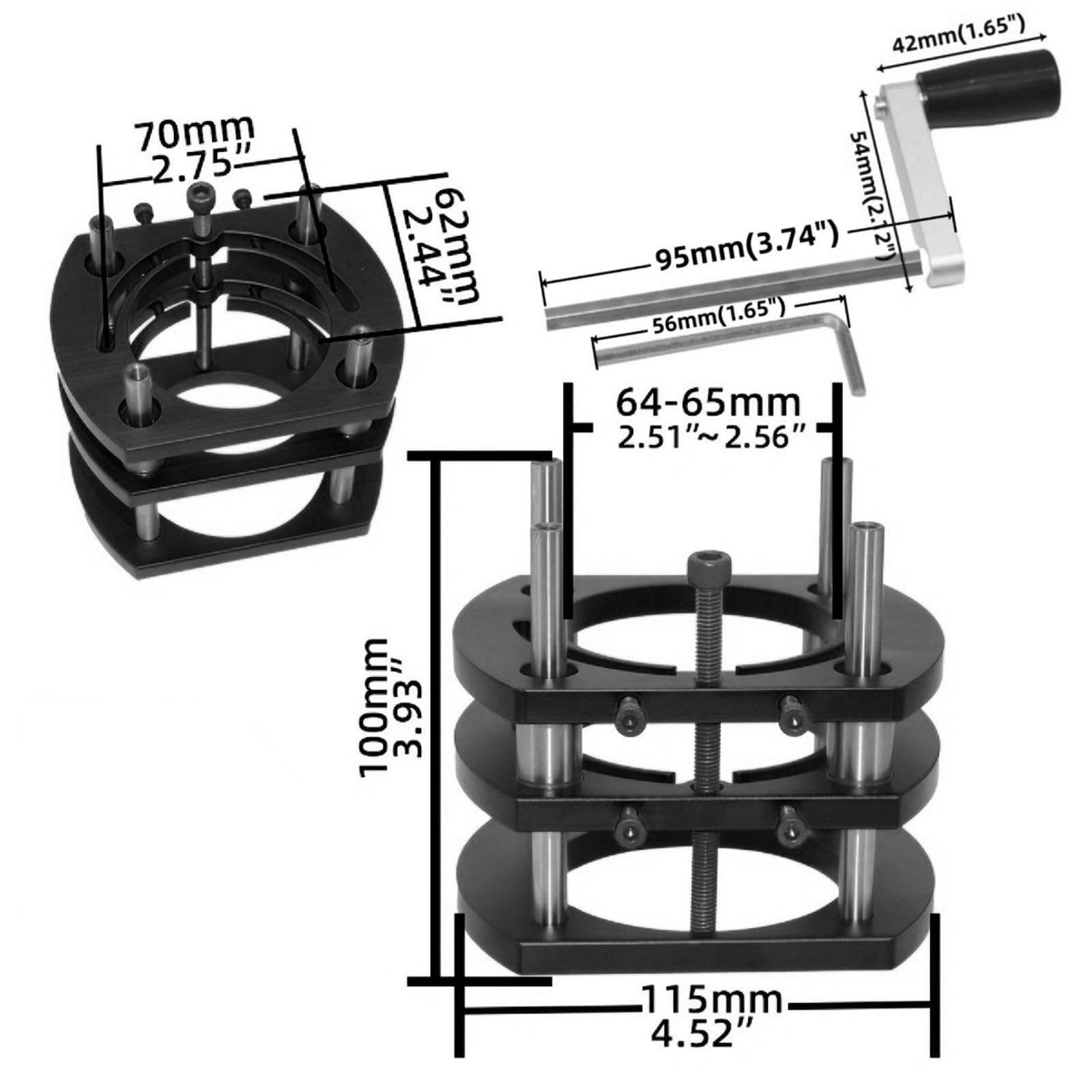 Il di sollevamento multifunzionale da 51 mm del tavolo elevatore