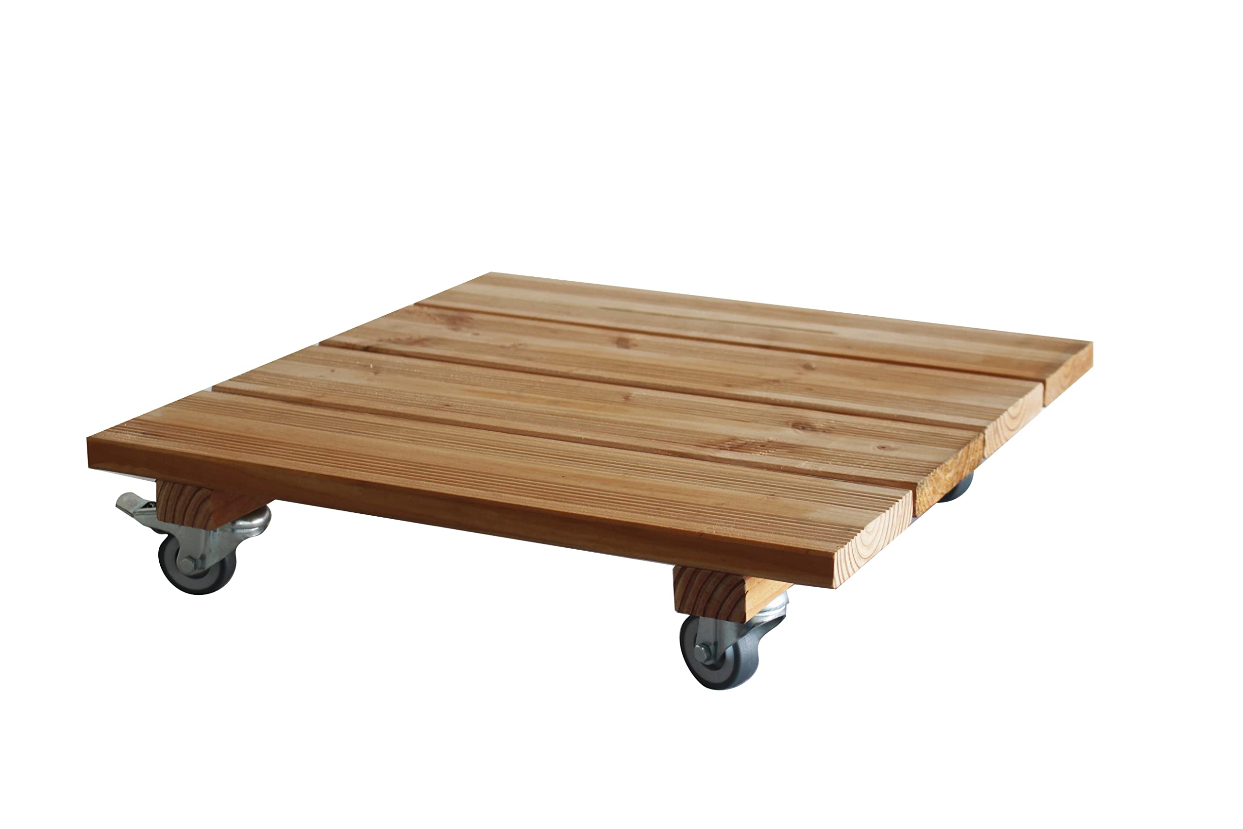 Pflanzenroller Premium PH200 200kg Vollholzroller aus Douglasienholz (500x500mm)