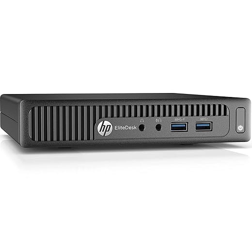 HP Prodesk 600 G2 Micro Computer Mini Tower PC (Intel Quad Core i7-6700T, 16GB DDR4 Ram, 256GB Solid State SSD, WiFi, VGA, USB 3.0) Win 10 Pro (Renewed)