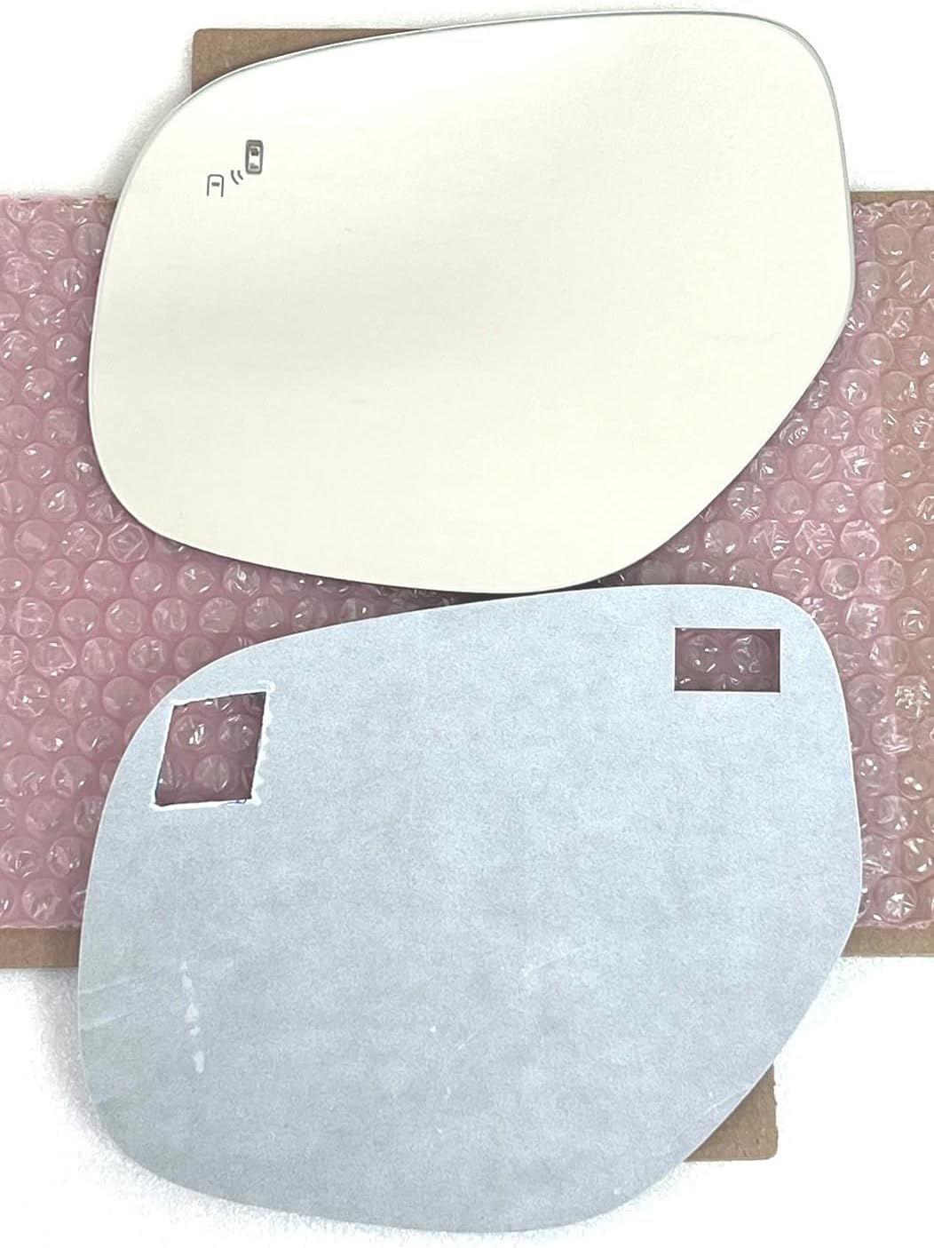 Replacement Blind Spot Mirror Glass with Full Size Adhesive for 2017-2020 MITSUBISHI OUTLANDER 2018-2021 MITSUBISHI PHEV 2016-2023 MITSUBISHI SPORT Driver Side View Left LH