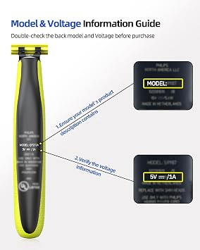 5V UL Charger for Philips Norelco MG3919 MG3939 MG9525 MG5900 MG5910 | MG5970 MG7910 MG7970 MG9510 MG9520, All-in-One & Multigroom 3000 5000 7000 9000 Series Beard Trimmer Electric Shaver