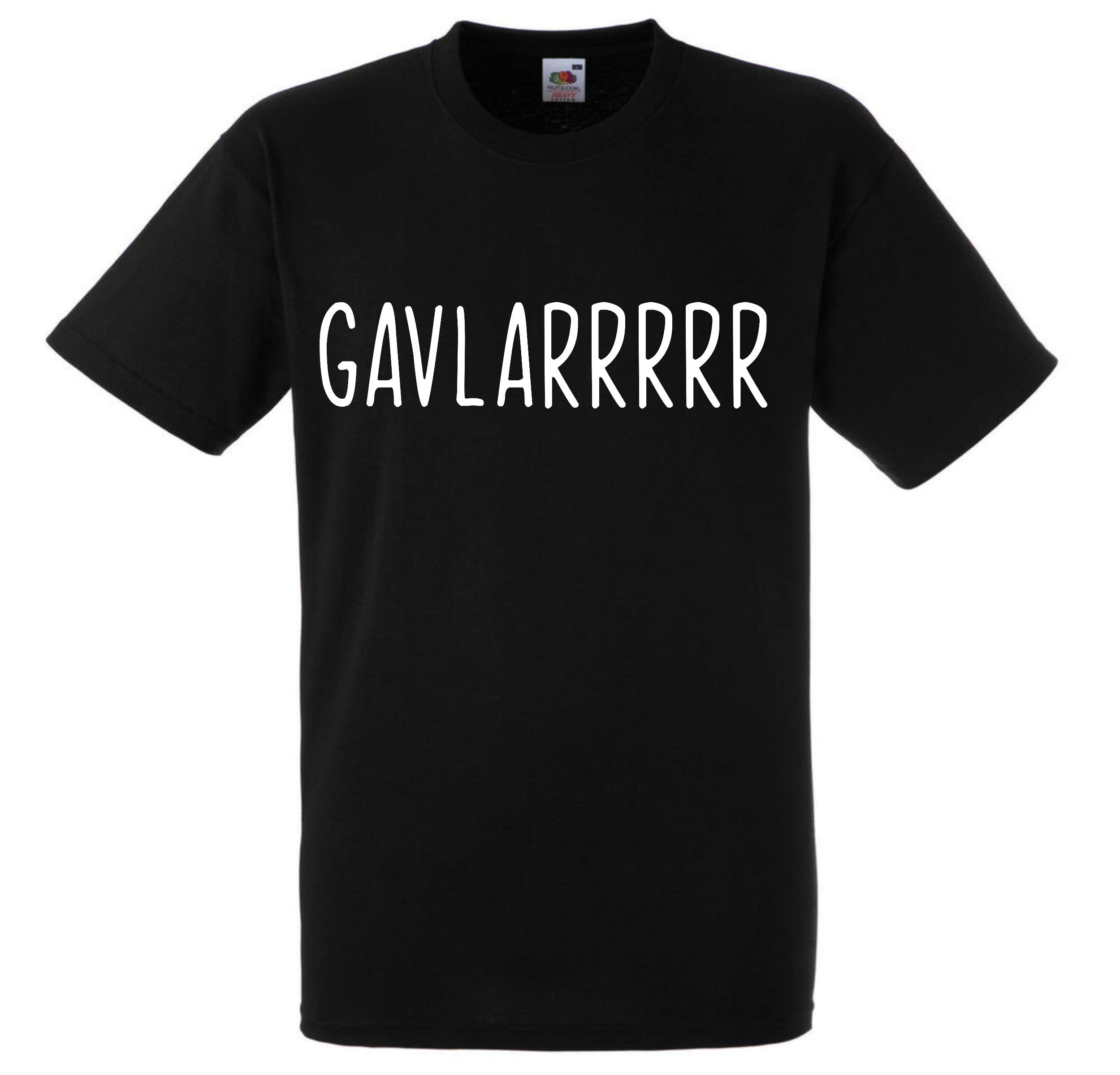 gavlar Gavin and Stacey Nessa Wales Welsh Mens Premium Funny Tshirt top Novelty Gift Present dad Husband boy Black