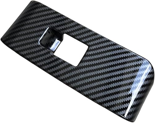 Miniatura 7 de ruihe 4 piezas de fibra de carbono de color de ventana de puerta de automóvil panel de control ajuste para Toyota Highlander 2020 2021 2022 2023