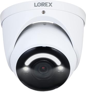 قبة قمع الإضاءة الأمنية الذكية Lorex 4K AI PoE IP - ؟؟