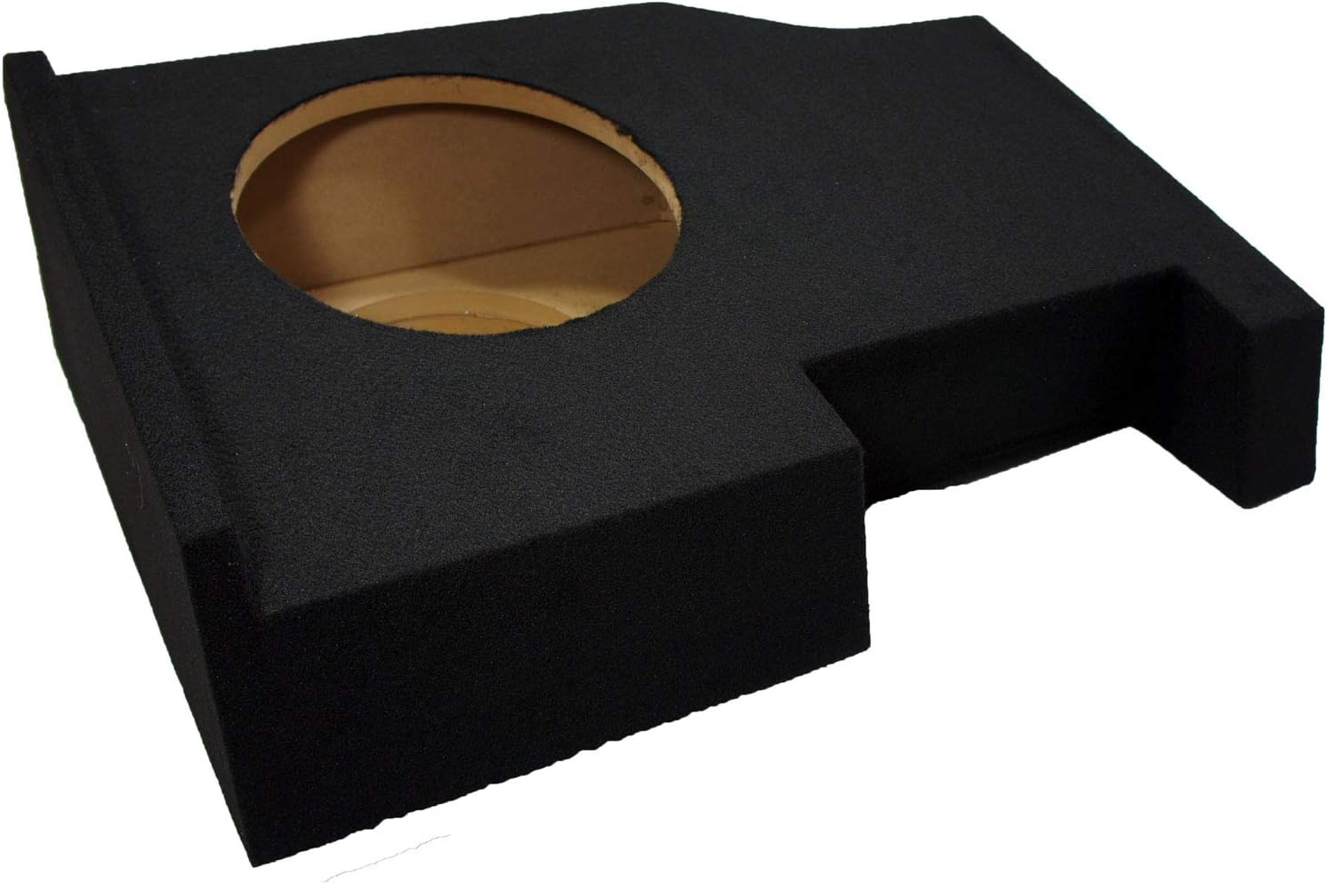 American Sound Connection 2014-2018 Chevy Silverado Crew Cab Truck Single 10" Sub Box Subwoofer Enclosure