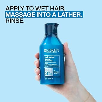 REDKEN Shampoo, For Damaged Hair, Repairs Strength & Builds Resilience, Extreme