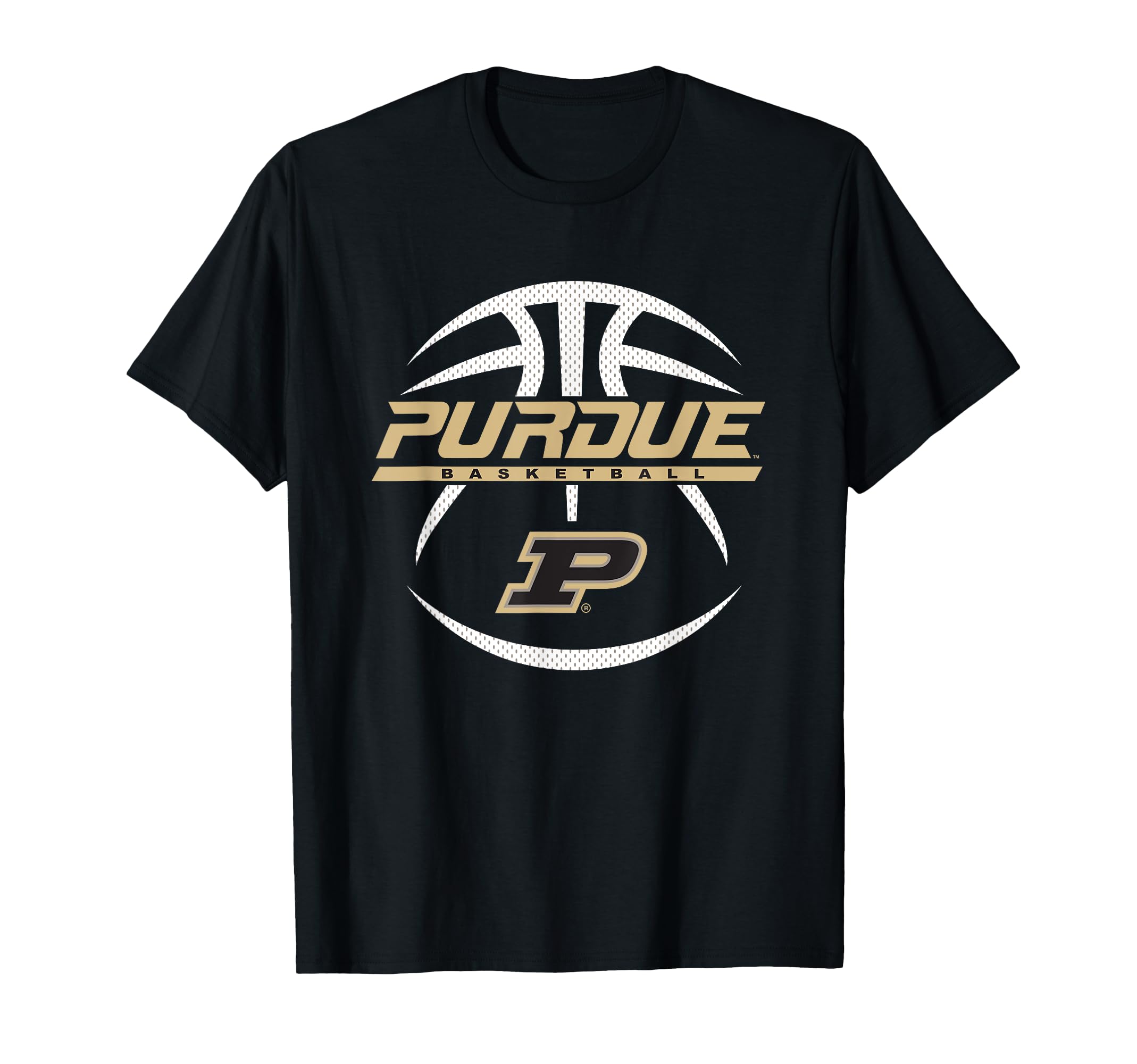 Elite Authentics Purdue Boilermakers Basketball Fan T-Shirt, Black, Small, Unisex-Adults & Kids