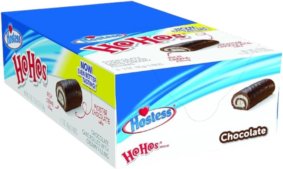 The Snack Store Bundle Hostess Hohos Chocolate, 3 Ounce, 12 Count Triple Packs, 36 Total Hohos!