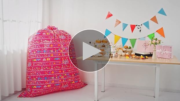 バッグ party bag Amazon.com: Teling 2 Pcs 80 x 60 in Jumbo Birthdays Gift