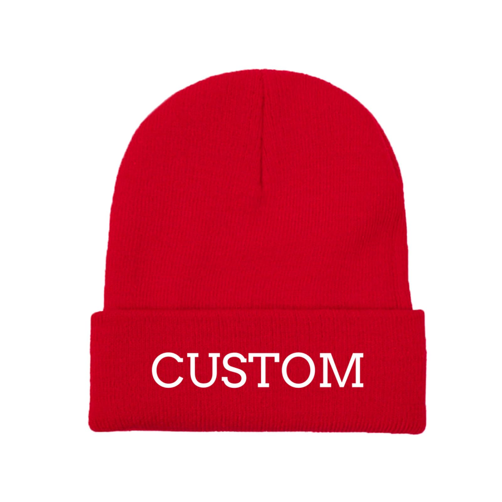 Custom Beanie for Men - Bulk Personalized Beanies Unisex Add Your Text Photo Custom Winter Hat Custom Logo Beanies