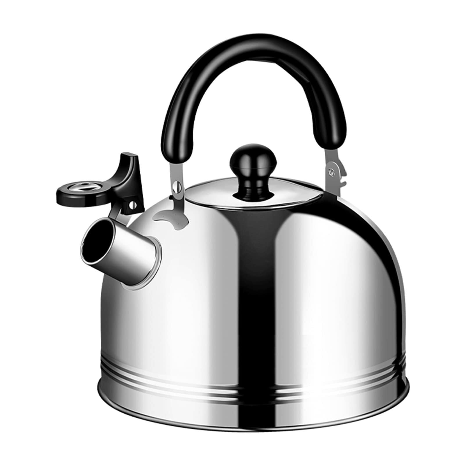 Hervidor Silbante Premium - Acero Inox 304 con Mango Ergonómico, Adaptable a Inducción, Gas, Eléctrico & Cerámica(3L)