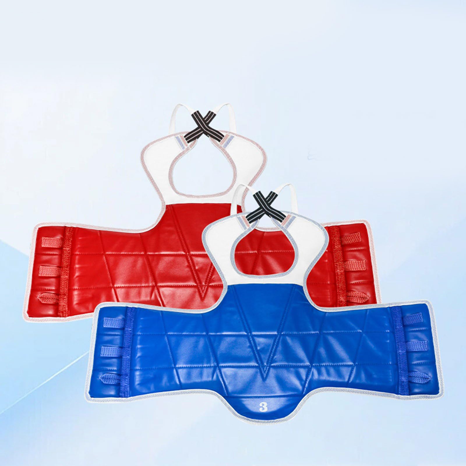 Taekwondo Armature Petto Alta Densità Texture Pelle