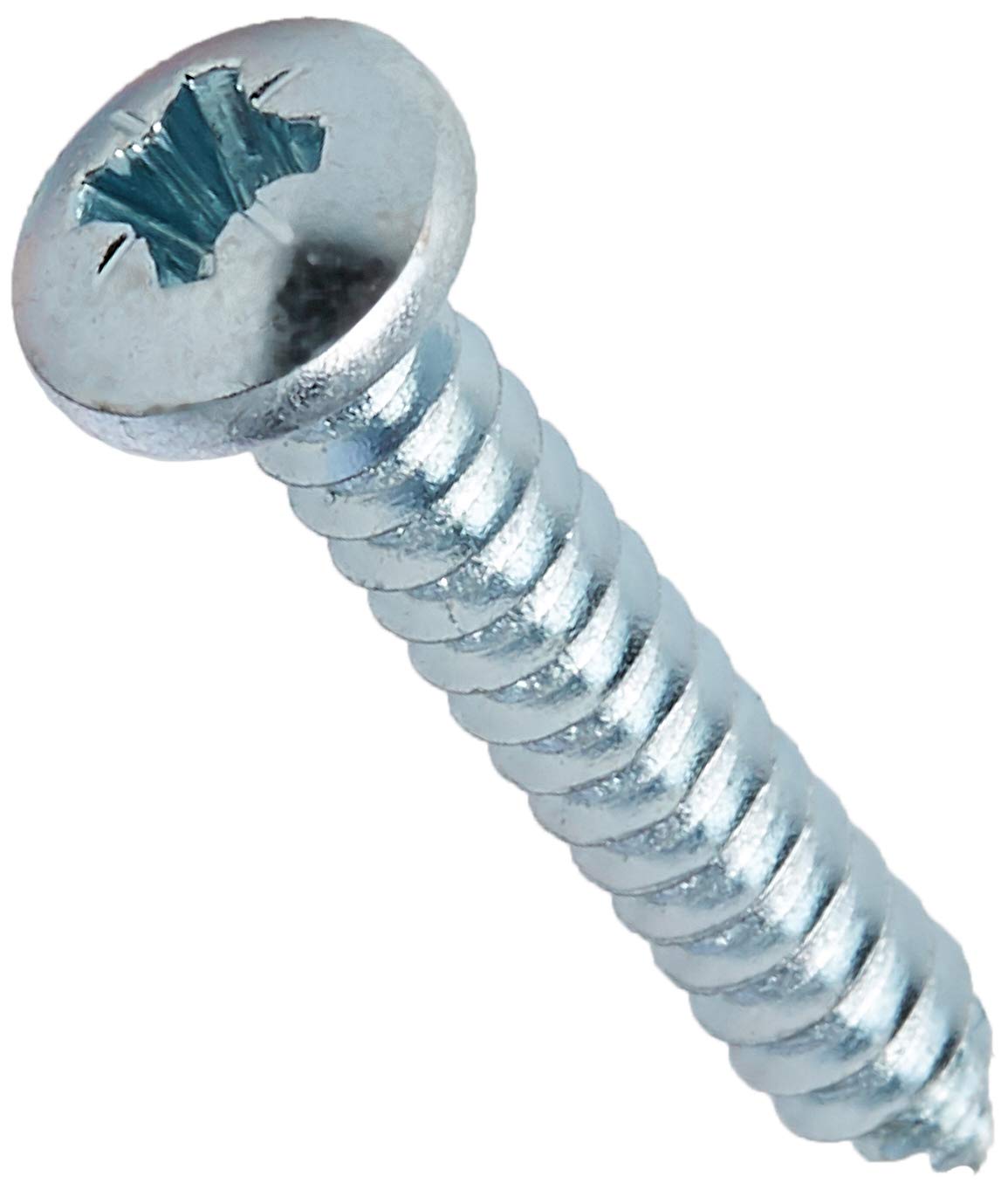 Forgefix Forge Stpp18zp Self-Tapping Screw Pozi Pan Head Zp 1In X 8 Box Of 200