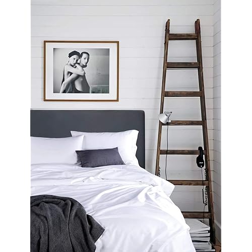 Solid Color Egyptian Cotton Duvet Cover Luxury Bedding Set High Thread Count Long Staple Sateen Weave Silky Soft Breathable Pima Quality Bed Linen (King, White)