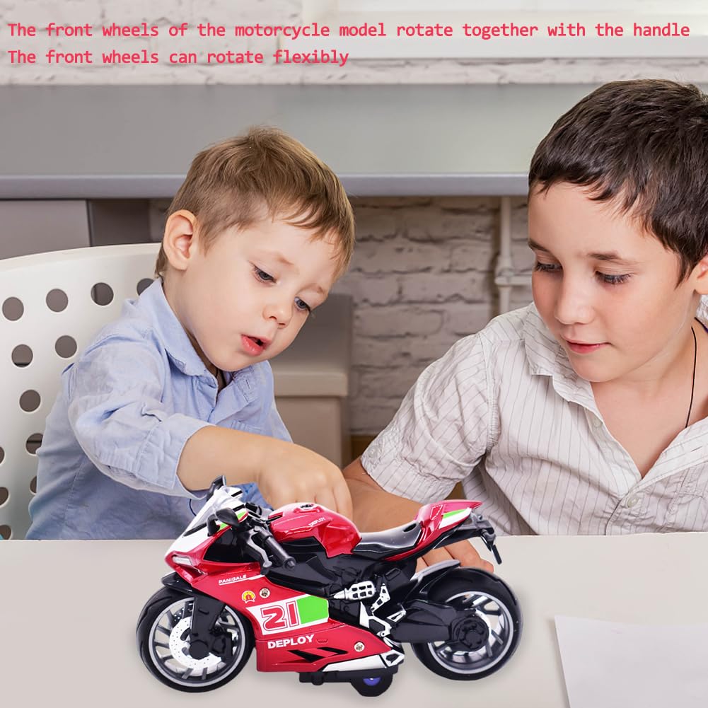 Moto Modèle,Moto Modèle Jouet En Alliage,Coffret De Voitures