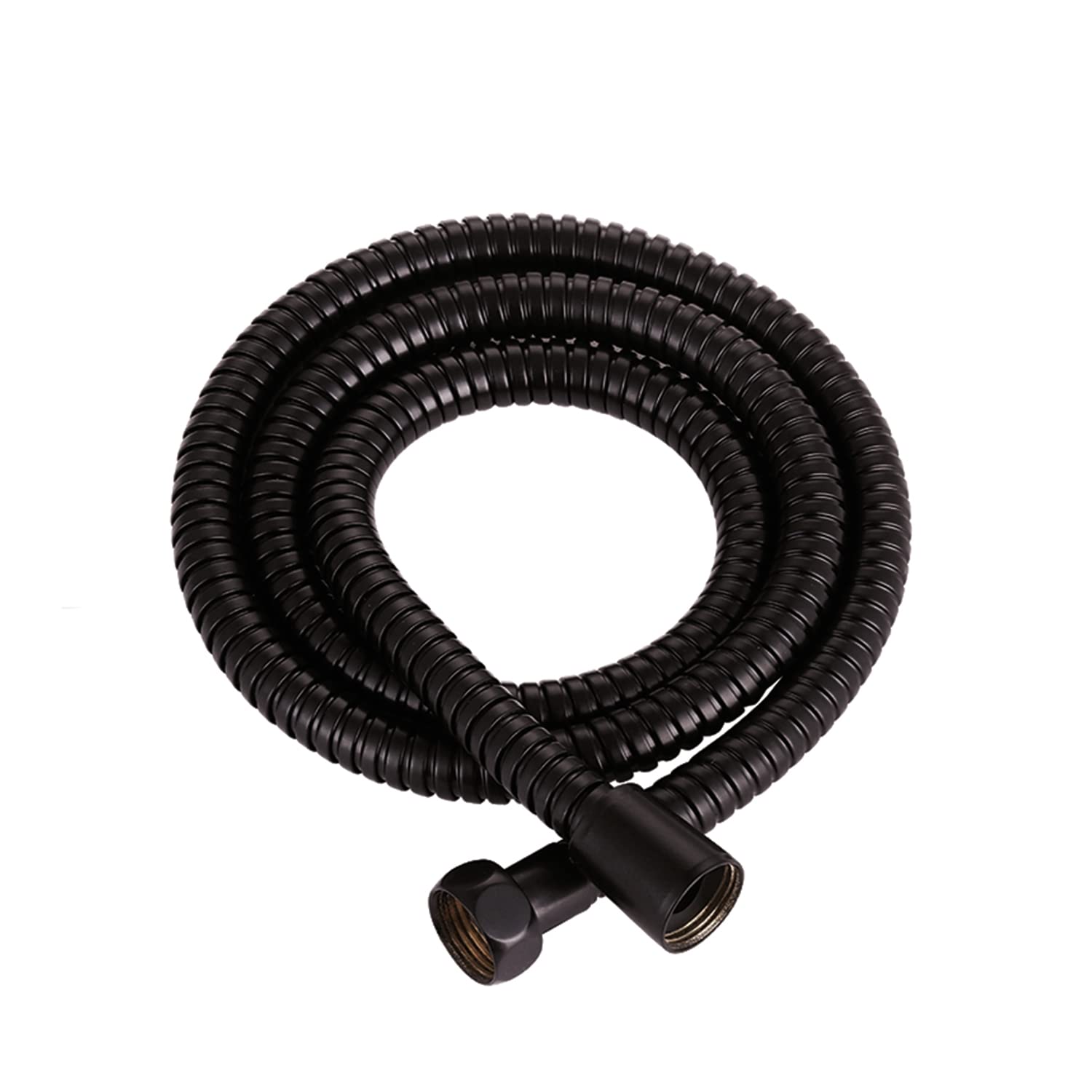 SOHO Douchette WC/Bidet Design Noir Mat – Kit Complet en Laiton Massif avec Robinet d’Arrêt Intégré, Support Mural et Flexible Métallique 120 cm – Utilisation Eau Froide