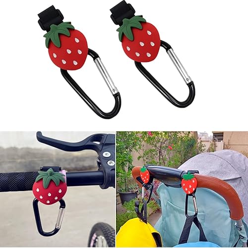 Ganchos para cochecito de bebé para colgar bolsas y compras, prácticos accesorios para cochecito de bebé, ganchos para bolsas de mamá