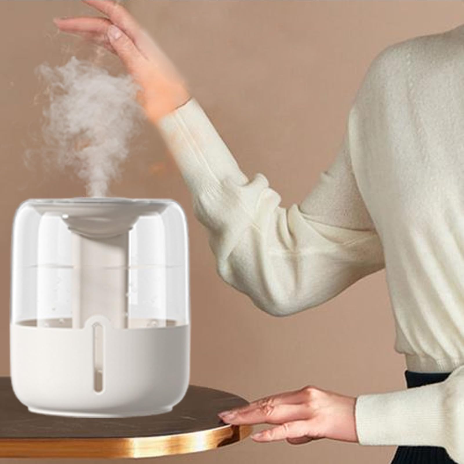 Umidificatore Camera – Alimentazione USB Doppia Con Luce Notturna E