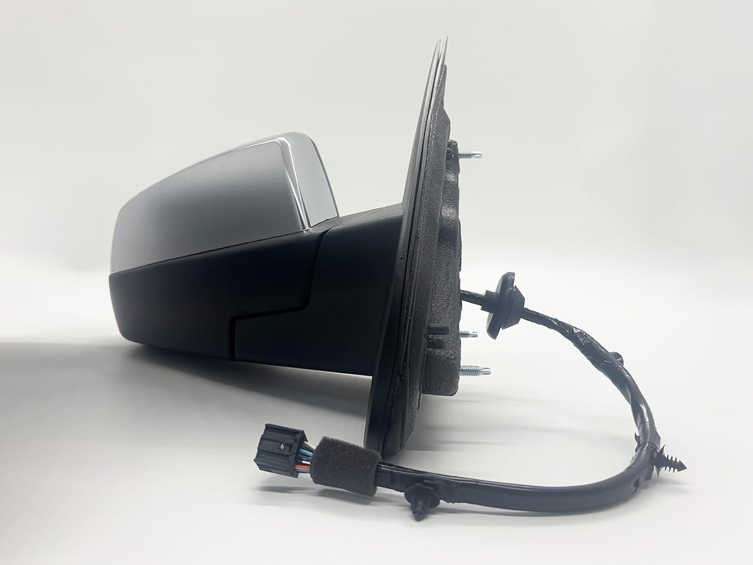 APA Replacement Exterior Rear View Mirror Compatible with 2014-2018 SILVERADO SIERRA GM Pickup Truck Power Folding Heated Memory Puddle Signal Light Chrome Cap Passenger Right Side