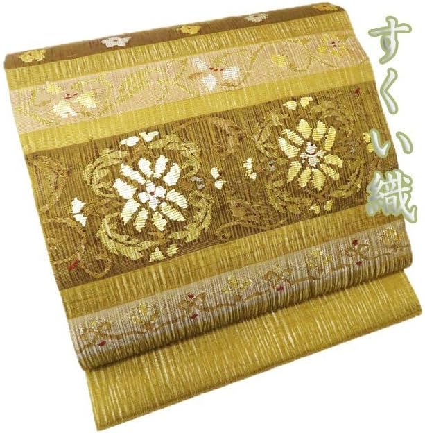 西陣織九寸名古屋帯 柄 風神雷神綿芯御仕立付 着物 和装（京の工芸染匠 