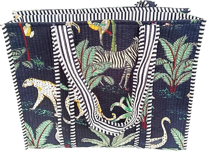 Bolsa de algodón acolchada para mujer Rastogi Handicrafts miniatura 5