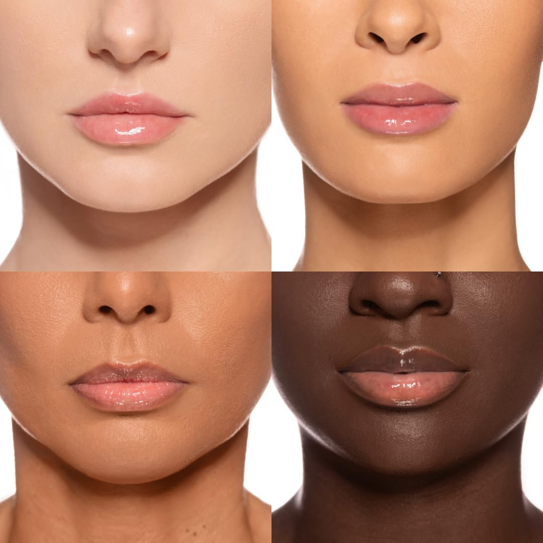BPerfect Lip Library Lip Oil - Ultra-Shine Hydrating Lip Treatment with Jojoba & Coconut Oil, Shade Sweetheart (Sheer Warm Brown) - Image 2