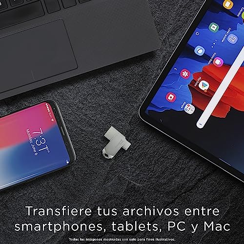 Image of Integral 2 Pack 128GB 360-Dual USB 3.2 Gen 1 Type C and Type A Flash Drive with Solid Metal Casing, Fast Transfer Speeds and Simply Plug and Play IPhone 15, 16 series, Macbook Pro /Air and Ipad Pro