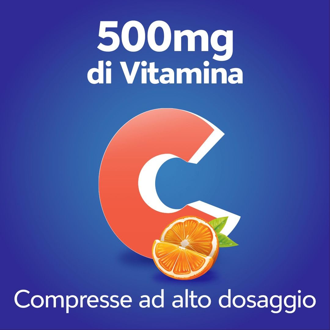 Cebion Vitamina C 500 mg Masticabile Arancia, Supporta il Sistema Immunitario e il Metabolismo Energetico, 120 Compresse, Integratore Alimentare​ + sacca da palestra
