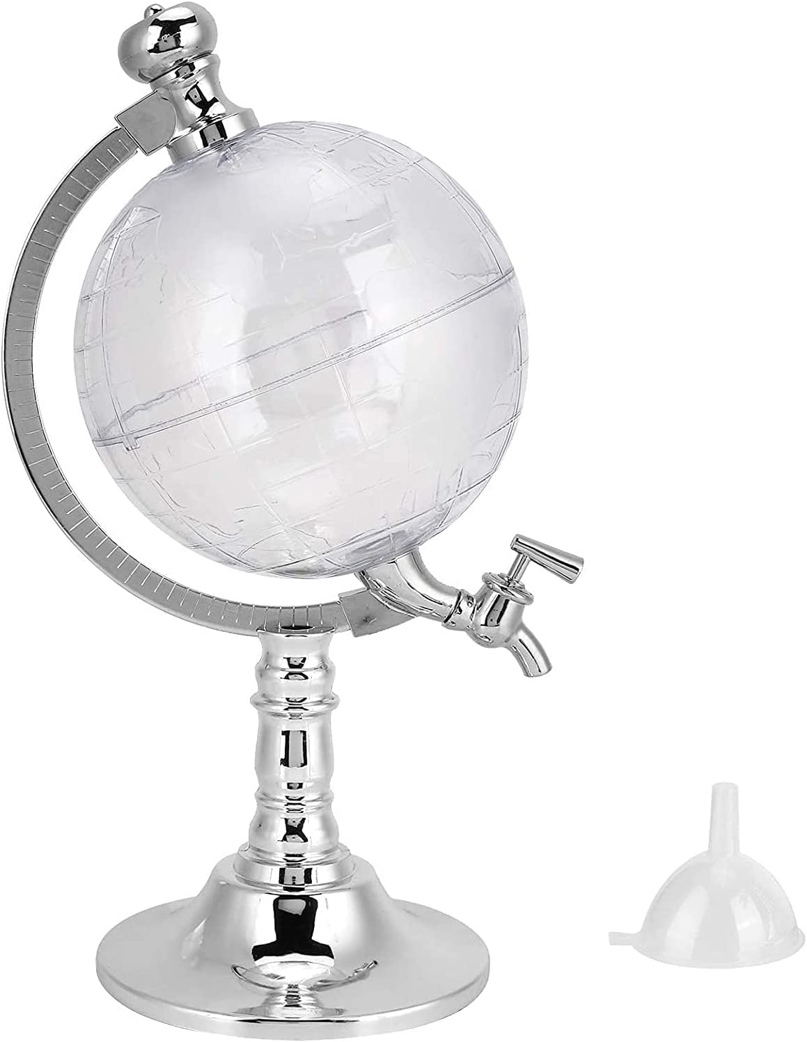 MYUYEE Beer Dispenser, Beer Bucket 1.5L Beer Tower, Transparent Beverage Tower Dispenser, Spherical Design
