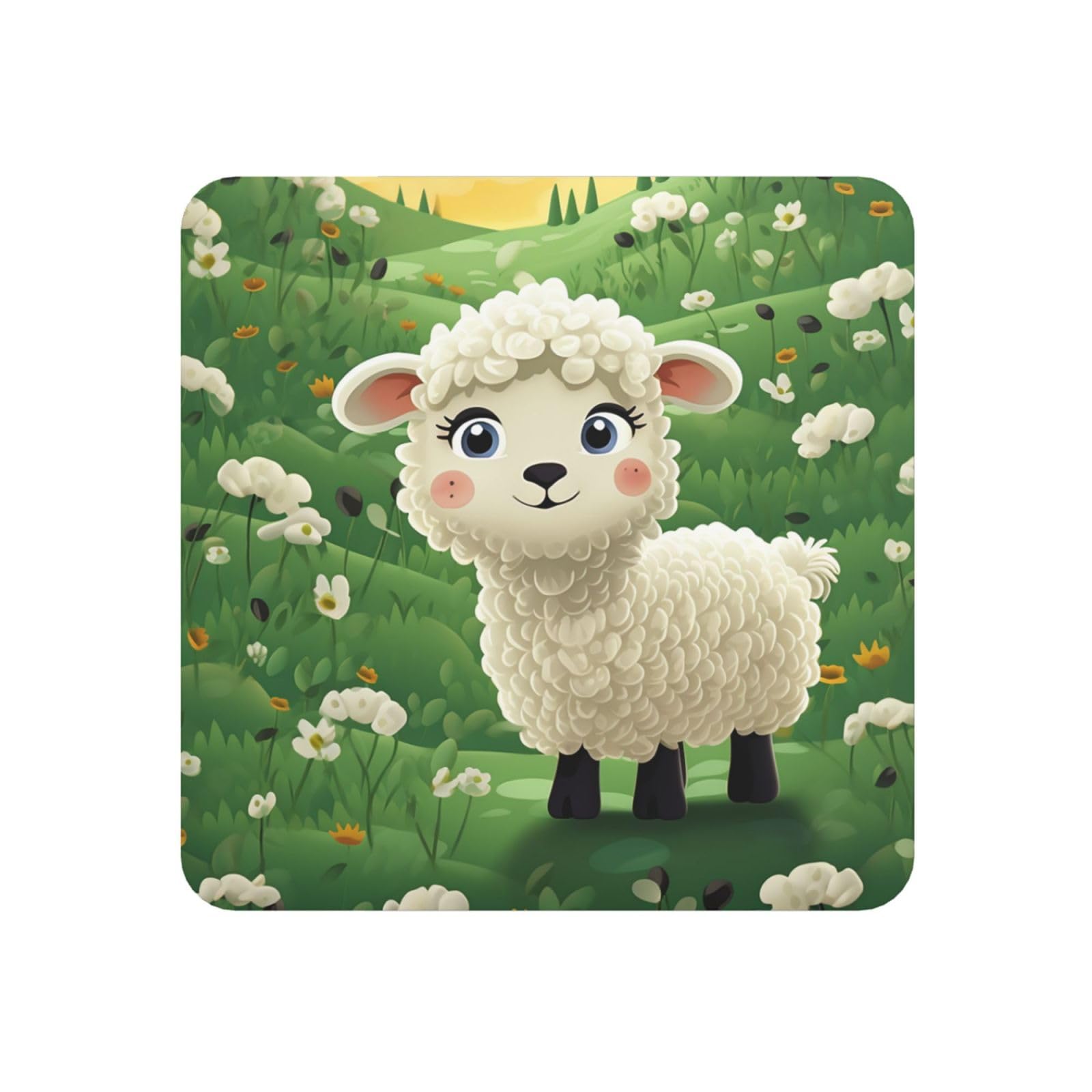 Cute Cartoon Sheep Fridge Magnets Cute Strong Refrigerator Magnets Fun Magnet for Locker Office Whiteboard Decor, Door Magnets Decorative Magnetic Stickers for Home Decor