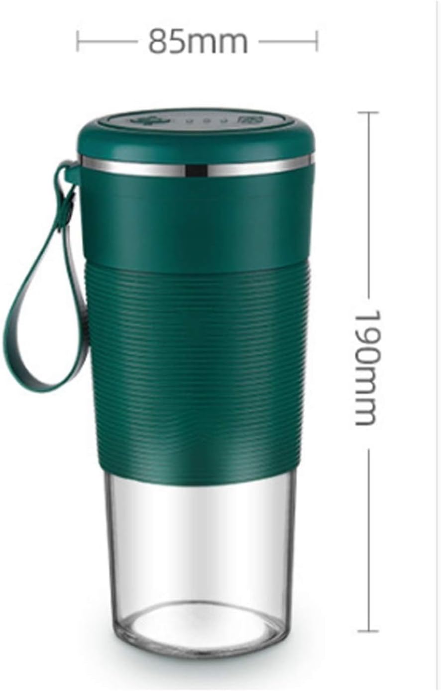 Portable Personal Size Smoothies and Shakes Handheld Fruit Machine USB Rchargeable Juicer Cup Ice Blender Mixer Home/Of 300ML