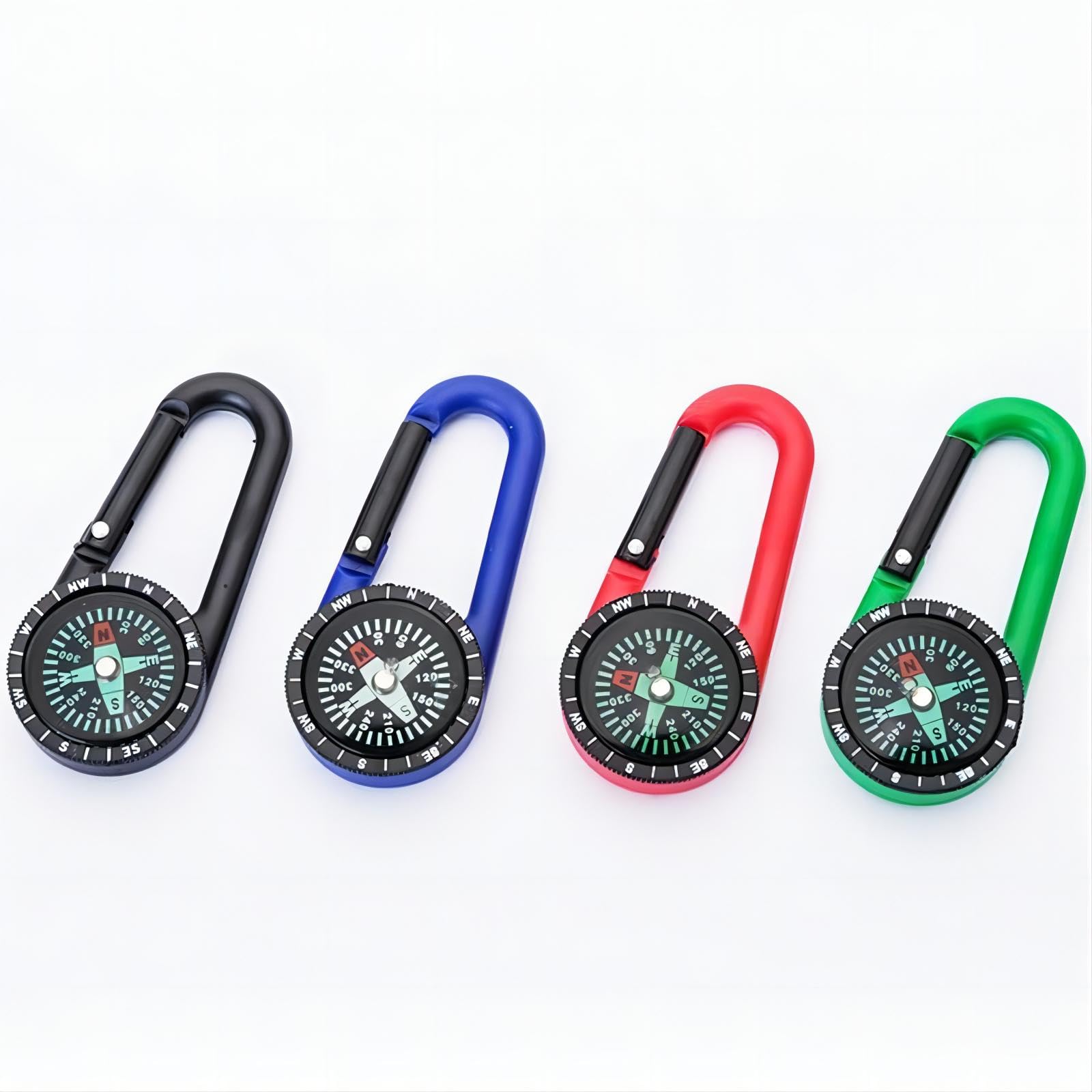 Mini Compass Keychain For Outdoor Adventures – Hiking, Camping, Fishing Navigation Tool For Kids & Adults