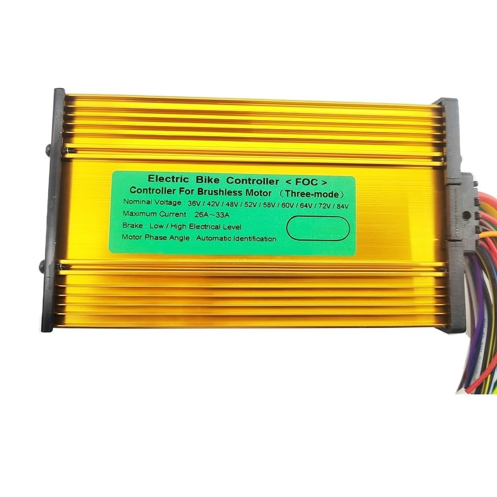 Centralina Monopattino Elettrico 36V 48V 60V 72V 500W 600W 650W 800W 1000W E-bike E-scooter Regolatore Brushless a onda sinusoidale for motore elettrico BLDC Motorino