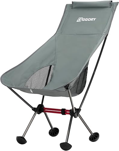 Sillas plegables portátiles al aire libre, sillas plegables ultraligeras para mochileros, senderismo, viajes, con bolsa de almacenamiento