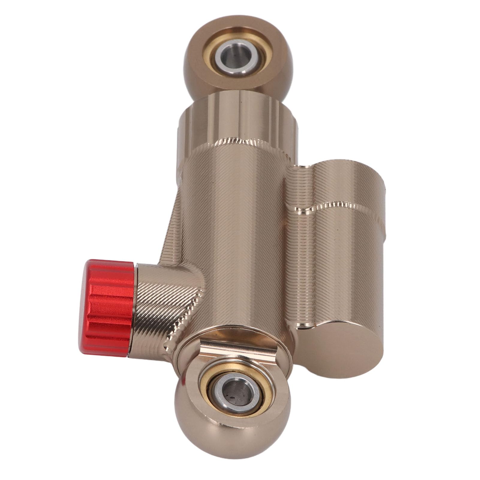 Einstellbarer CNC-Lenkungsdämpfer, Verbesserter Stabilitätsstabilisator für Motorräder, Gold, Universelle Passform, Import-Dämpfungsöl, Bereich von -40 °C Bis 100 °C