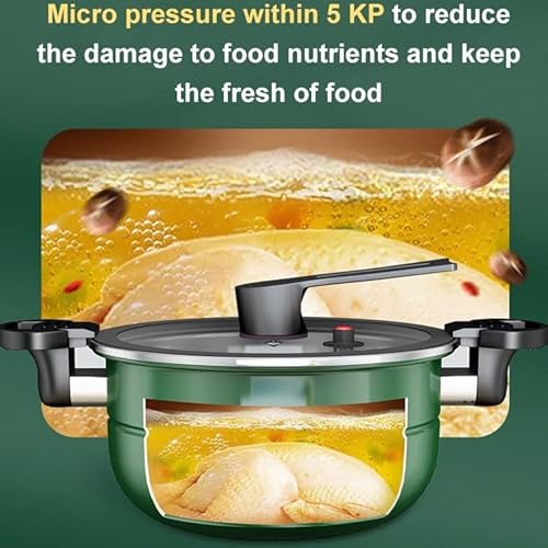 Dhdm Micro Pressure Cooker Household New Multi-Functional Non-Stick Pressure Cooker Soup Pot Induction Stove Gas General Cookware (Color : E, Size : 28Cm) #TOP2