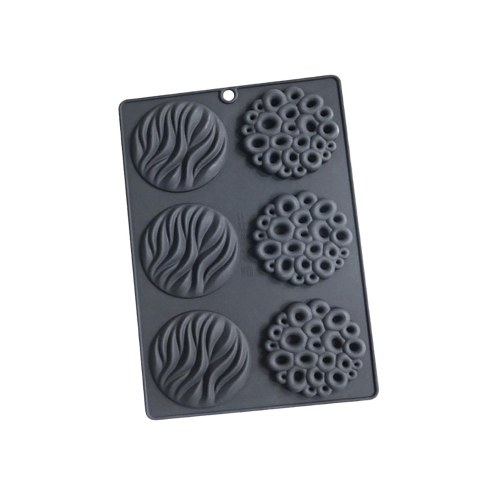 Xjdzineq Waved Silicones Dessert Molds Bakewares for Mousses Chocolate Making Nonstick Quick Cleaning Waved Design Cake Molds